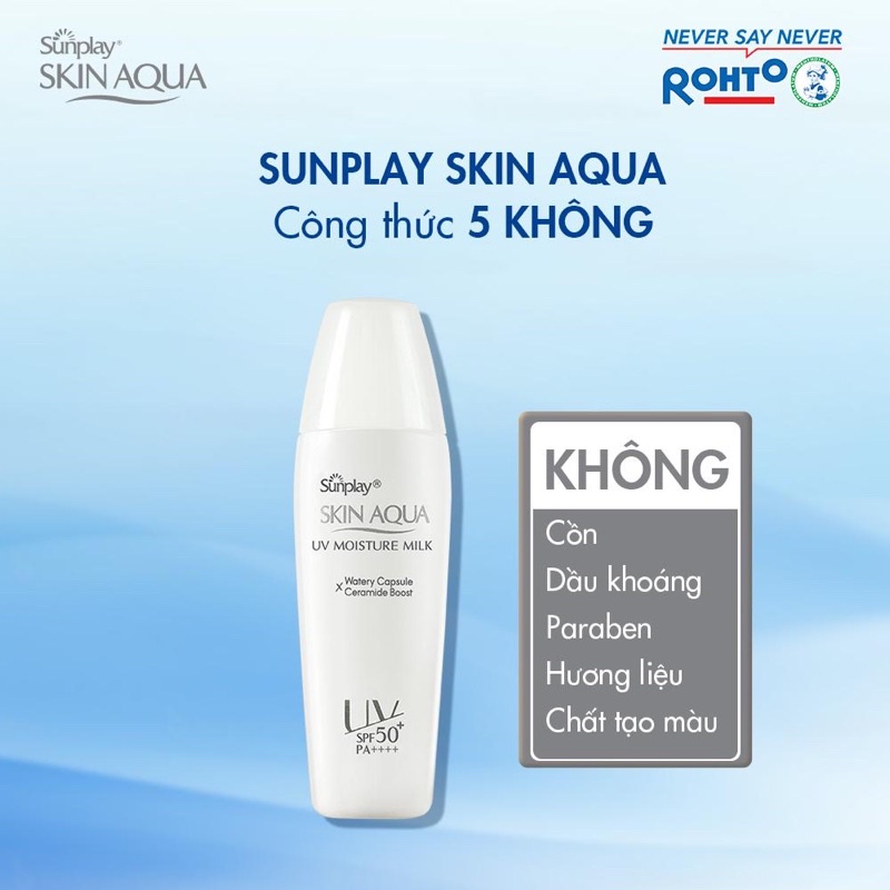 Chống Nắng Sunplay Skin Aqua Da Khô Nắp Trắng Kèm Quà 25g