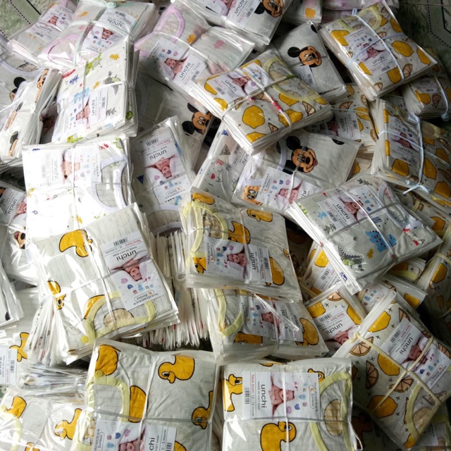 Combo 3b và quần chục cotton giấy