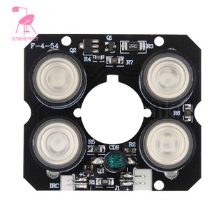 Bảng mạch 4 đèn led IR cho camera an ninh CCTV (đường kính 52mm)