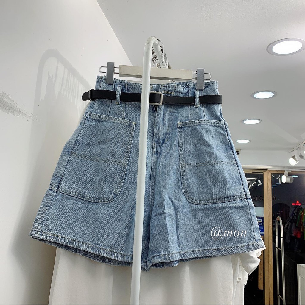 200411 SHORT BÒ ULZZANG TÚI HỘP XANH -SIZE S,M,L ( KO KÈM BELT ) | BigBuy360 - bigbuy360.vn