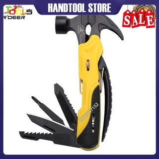 Búa đa năng cao cấp R'DEER thoát hiểm, cứu hộ, sinh tồn, du lịch, tích hợp bộ dụng cụ chuyên nghiệp (Chính hãng)