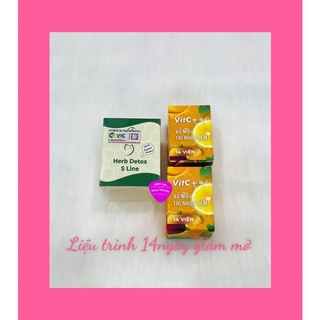 Herb Detox S Line + Xổ Mỡ VitC++