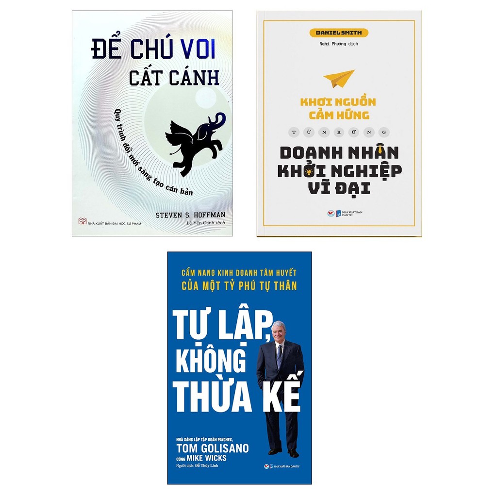 Sách - Combo: Khơi Nguồn Cảm Hứng Cho Các Start Up