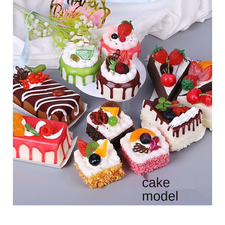 Mô hình bánh kem trang trí đẹp mắt làm đạo cụ chụp ảnh