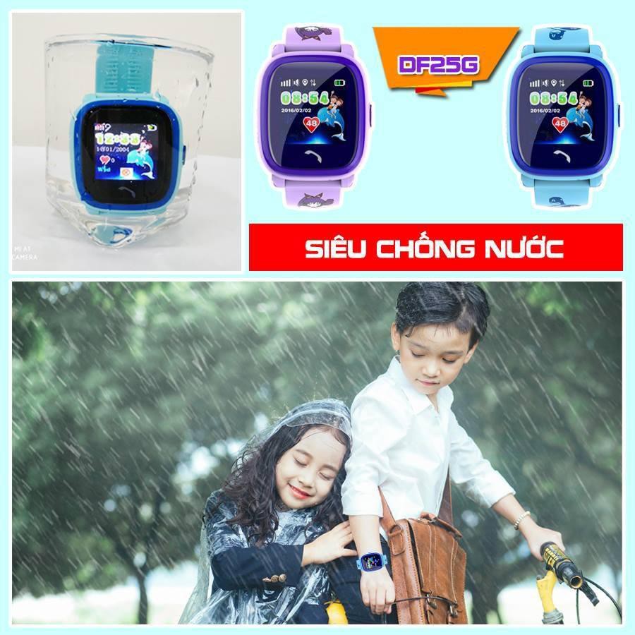 Đồng hồ định vị chống nước GPS- LBS DF25G ( XANH DƯƠNG )