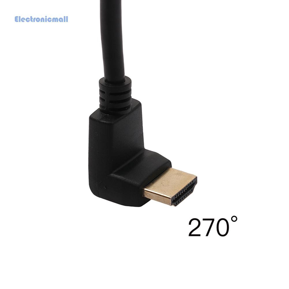 Dây Cáp Hdmi 1.4 Góc 270 Độ Hỗ Trợ Cho Ps3 Ps4 Tv Dvd 1m
