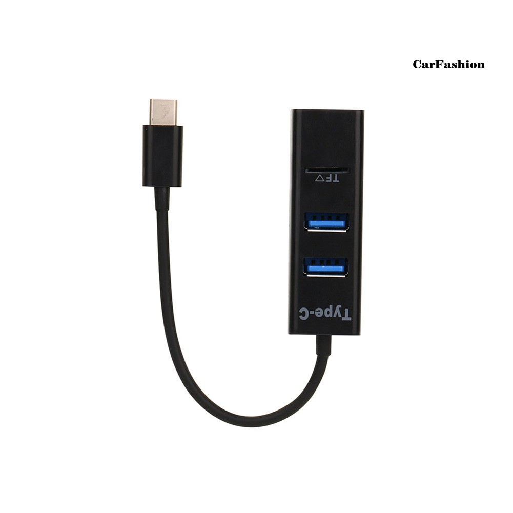 Bộ Chia 3 Cổng Usb 2.0 Tích Hợp Đầu Đọc Thẻ Nhớ Tf Cho Pc Laptop