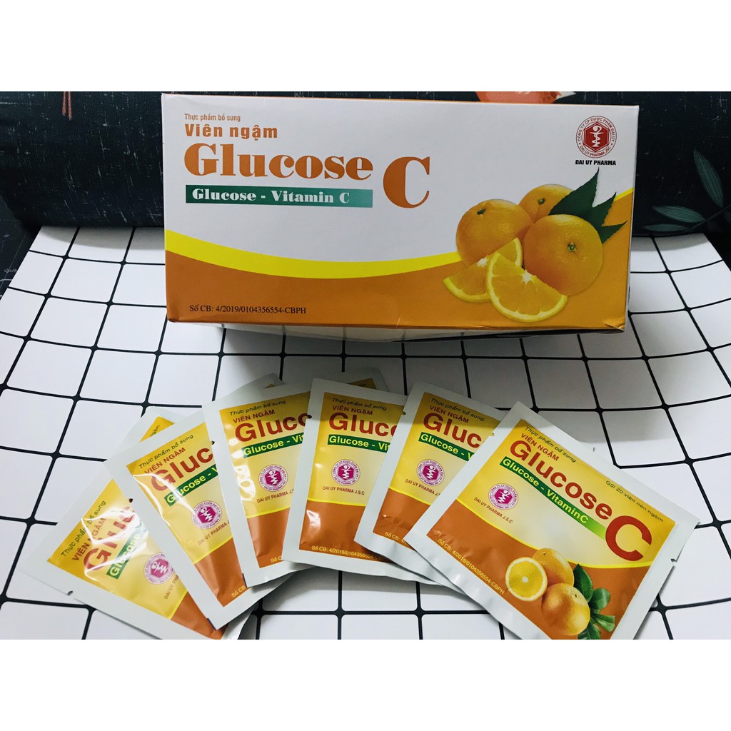 Kẹo ngậm Vitamin C gói 20 viên tăng cường sức đề kháng cho cơ thể