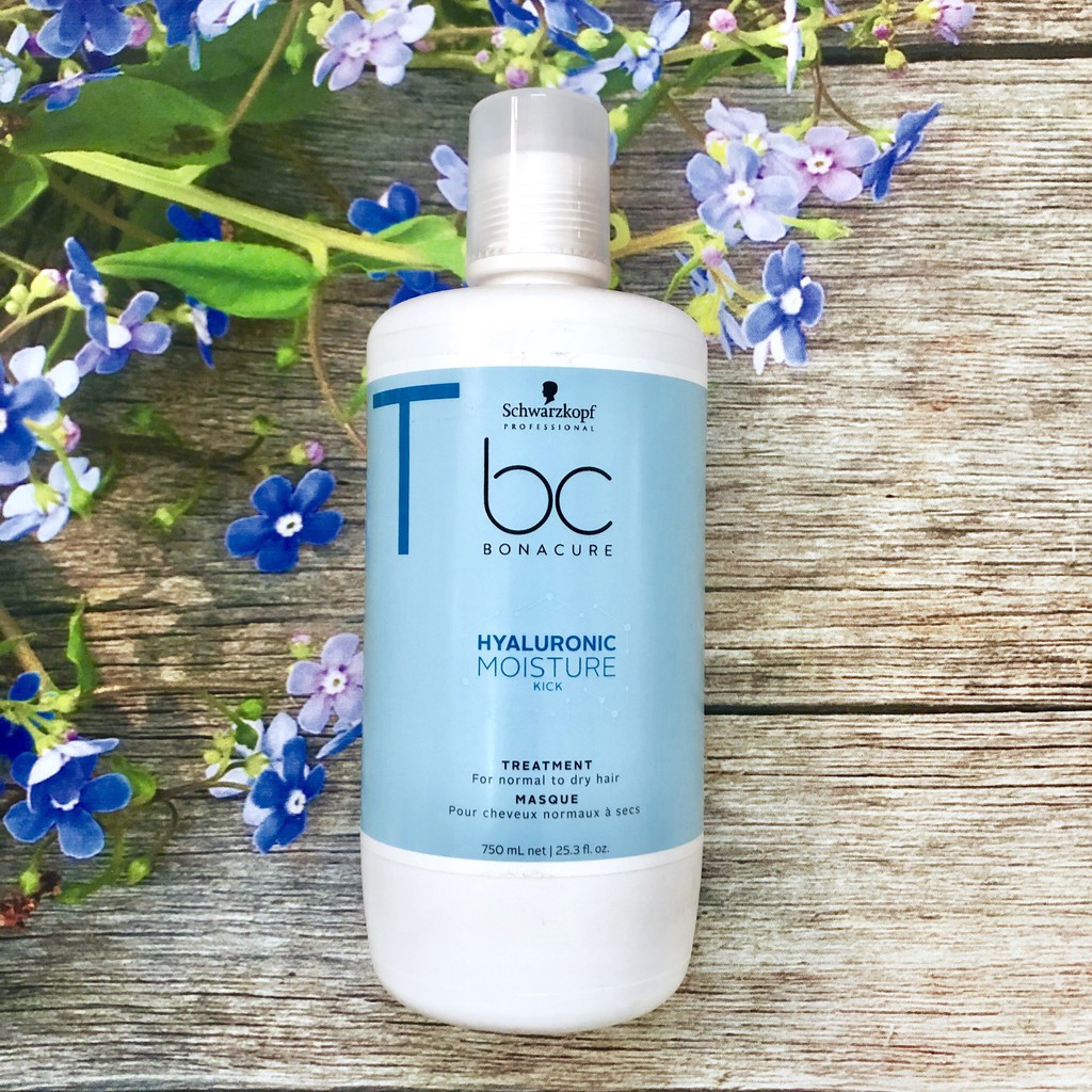 Dầu hấp Schwarzkopf BC Bonacure Hualuron Moisture Kick Micellar Treatment giữ ẩm tóc khô 750ml