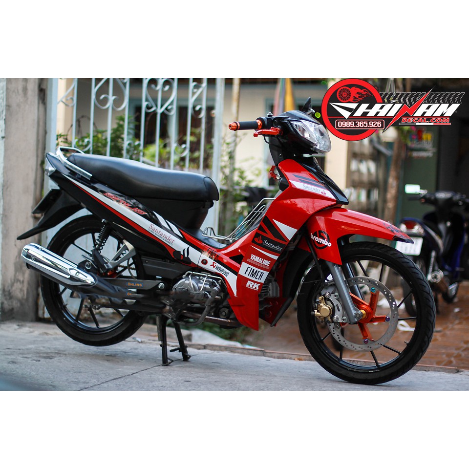 [Mã SKAMLTSM9 giảm 10% đơn 99K] Tem Trùm Sirius Đỏ Đen Viền Trắng