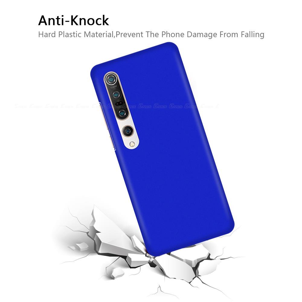 Ốp Điện Thoại Nhựa PC Cứng Siêu Mỏng Mặt Nhám Cho Xiaomi Mi Note 10 10i 10T Pro Lite
