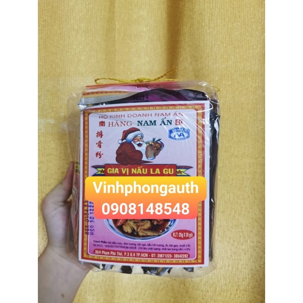 Gia vị nấu phở-lagu-bò kho-bún bò huế Nam Ấn (Gói 25g)