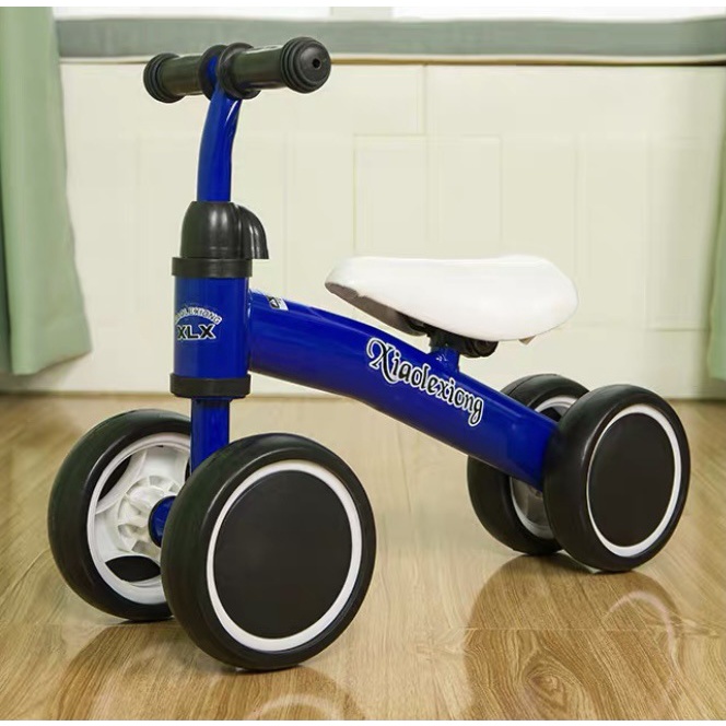 [Phát triển thể chất] Đồ chơi xe chòi chân thăng bằng 4 bánh cho bé 1-3 tuổi tập đi KingKids
