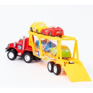 Xe Container Hạng Nặng Chở Xe Con Có Cầu Trượt