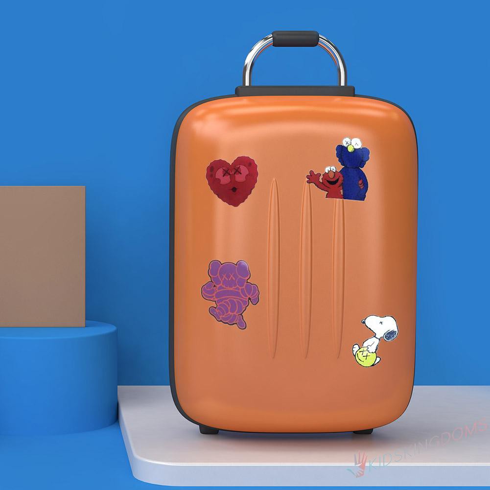 【Big Sale】64pcs Cartoon Car Trolley Case Sticker Waterproof Luggage Notebook Decals