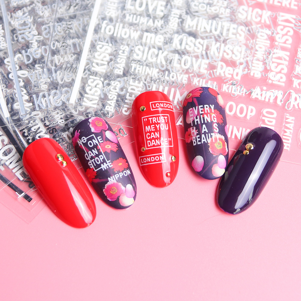 Nhãn dán trang trí cho móng tay nghệ thuật