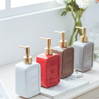 Bình Đựng Nước Rửa Tay Bằng Sứ Phong Cách Châu Âu Sáng Tạo