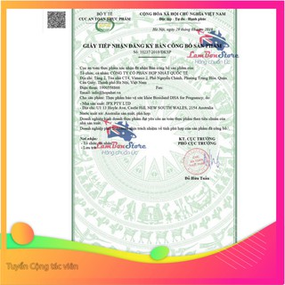 SIÊU PHÂM GIẢM MẠNH Chính hãng [TEM ĐỎ CHEMIST] COMBO BẦU ÚC - Canxi bầu, DHA bầu (Date mới nhất) SIÊU PHÂM GIẢM MẠNH