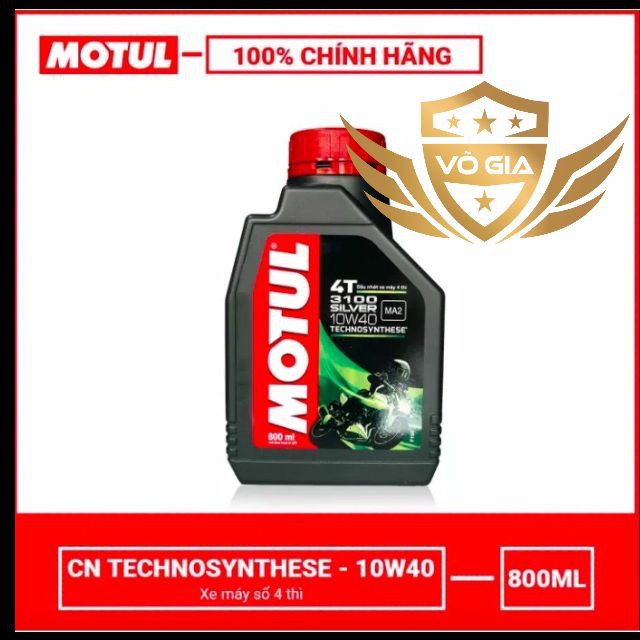 Motul Silver 3100 10W40 800ml - Nhớt xe máy số cao cấp