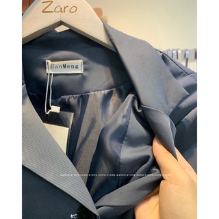 Áo blazer ghi