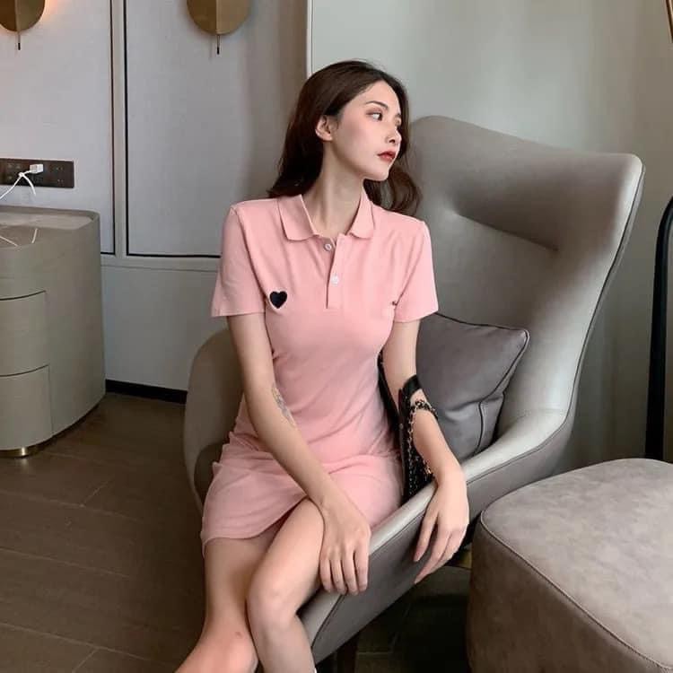 VÁY POLO CỔ ĐỨC DÁNG CHỮ A CHO NỮ