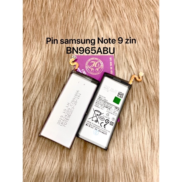 pin samsung Note 9 zin-mới 100%
