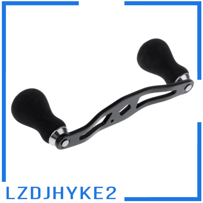 Tay cầm máy câu cá thay thế DIY bằng hợp kim nhôm màu đen