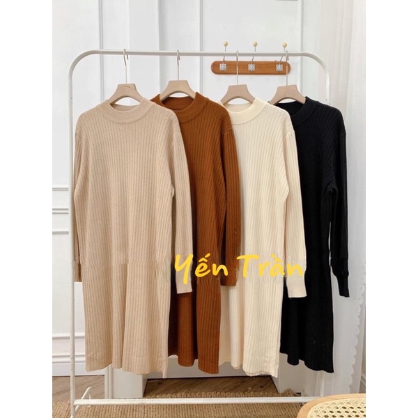 Váy Len Tay Bồng Dáng Suông Hàng Quảng Châu Loại Đẹp | BigBuy360 - bigbuy360.vn