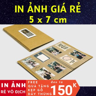 [RẺ VÔ ĐỊCH] IN ẢNH POLAROID LỤA 5x7 - QUÀ TẶNG KÈM : KẸP VÀ DÂY THỪNG CHO ĐƠN TỪ 150k
