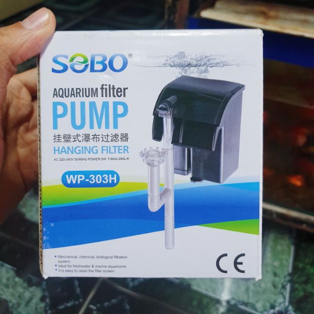 LỌC THÁC HỒ CÁ SOBO WP 303H 5W 280L-H