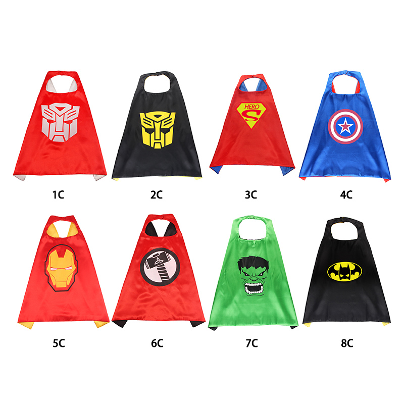 【CELE】Halloween Children's Cloak Transformers Hornet Iron Man Hulk Thor Magic Ultraman Cloak