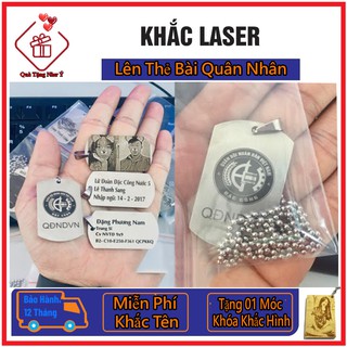 Thẻ Bài Khắc Tên Hình