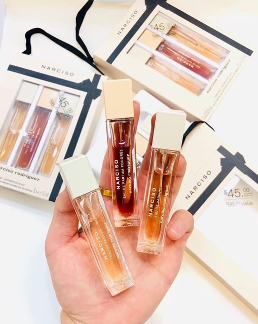 nước hoa set về ít Set NARCISO HOTTTTT For Women     🕊Gift Set N.arciso 3Pcs x 10ml | Thế Giới Skin Care