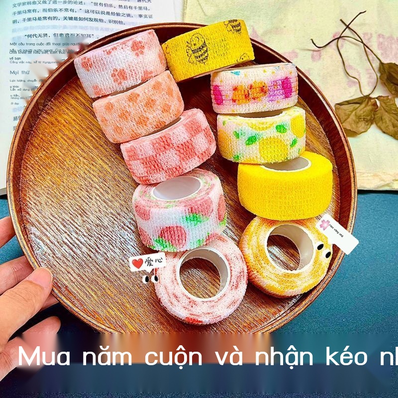 Băng Quấn Bảo Vệ Ngón Tay Tự Dính Khi Chơi Thể Thao Phong Cách Hàn Quốc Cho Học Sinh