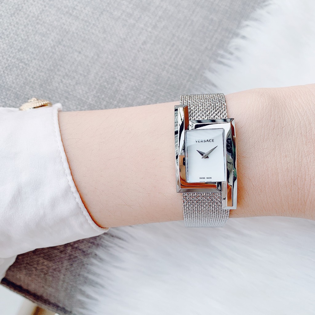 Đồng hồ nữ chính hãng Versace Greca Icon - Máy Quartz pin Thụy Sĩ - Mặt kính Sapphire