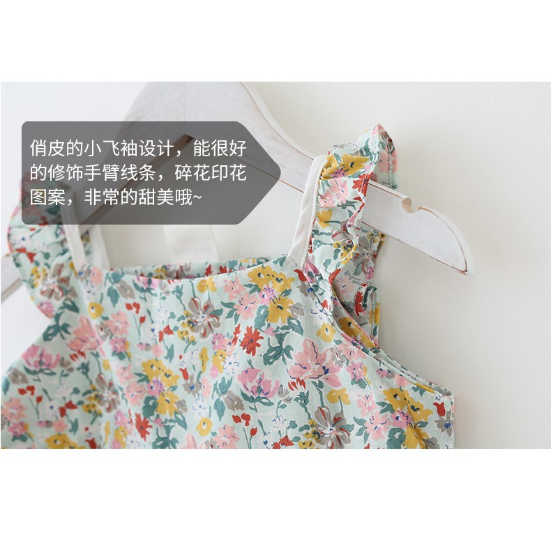 Váy đầm hoa nhí dễ thương cho bé - Váy bé gái Kunkids