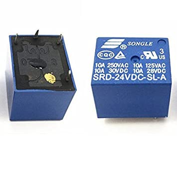 Relay 24V Songle 4 chân SRD-24VDC-SL-A ( loại tốt)