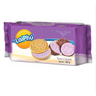 Bánh  French Cookies Lai Phú Vị Khoai Môn Gói 120g