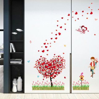 Sticker dán tường, Decal dán tường phòng ngủ, phòng cưới Tranh Couple mẫu số 2 - Amy Wall Stickers