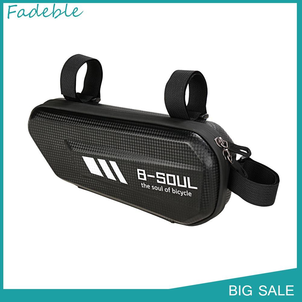 Túi Tam Giác Treo Phía Trước Xe Đạp Leo Núi Mtb B-soul Vỏ Cứng Da Pu Chống Thấm Nước