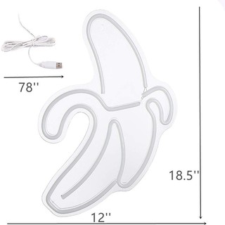 Đèn Led Neon Hình Quả Chuối Trang Trí