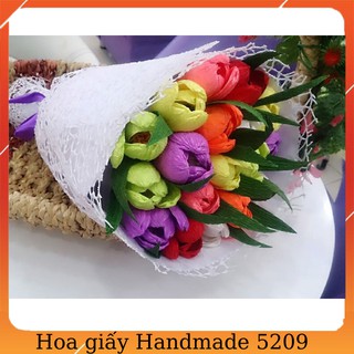 [Video Tạo Động Lực] Bó Hoa Giấy Handmade Hoa Tulip Thủ Công Hoa Giấy Nhún Ý Hoa Giấy Nghệ Thuật