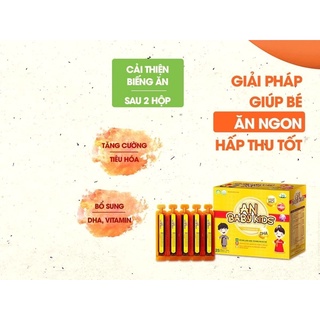 Siro ăn ngon AN BABY KIDS giúp bé ăn ngon, tăng cân, hỗ trợ tăng cường hệ miễn dịch