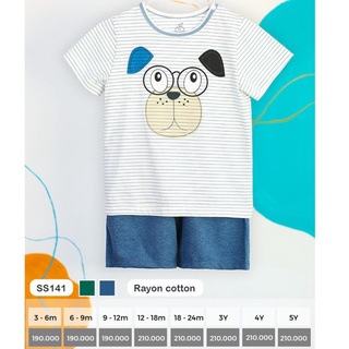 SS141 Bộ cộc La Pomme Scooby Doo