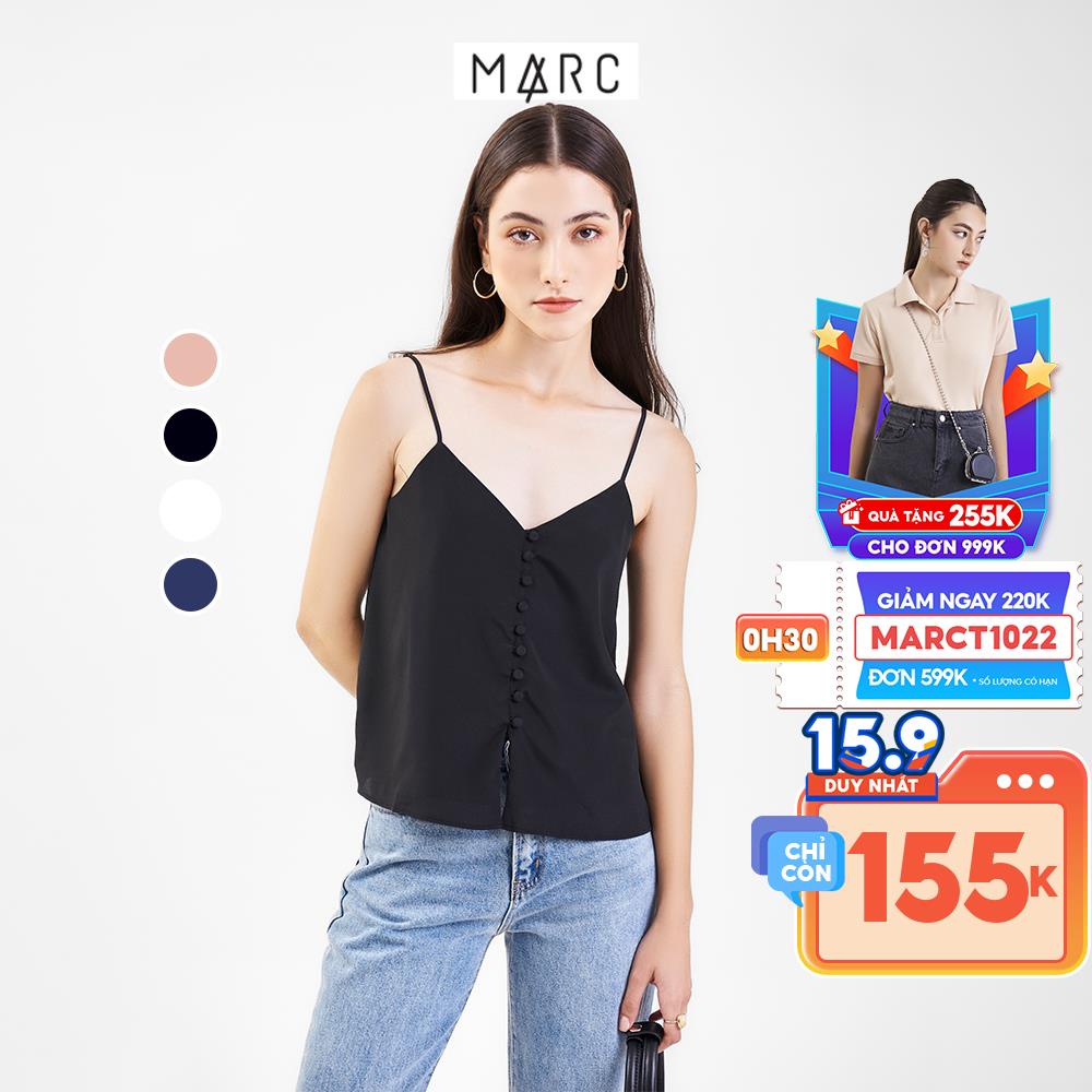 Áo cami nữ MARC FASHION 2 dây hàng nút FAVT050422