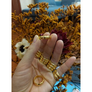 Nhẫn Trơn mạ vàng 1 chỉ
