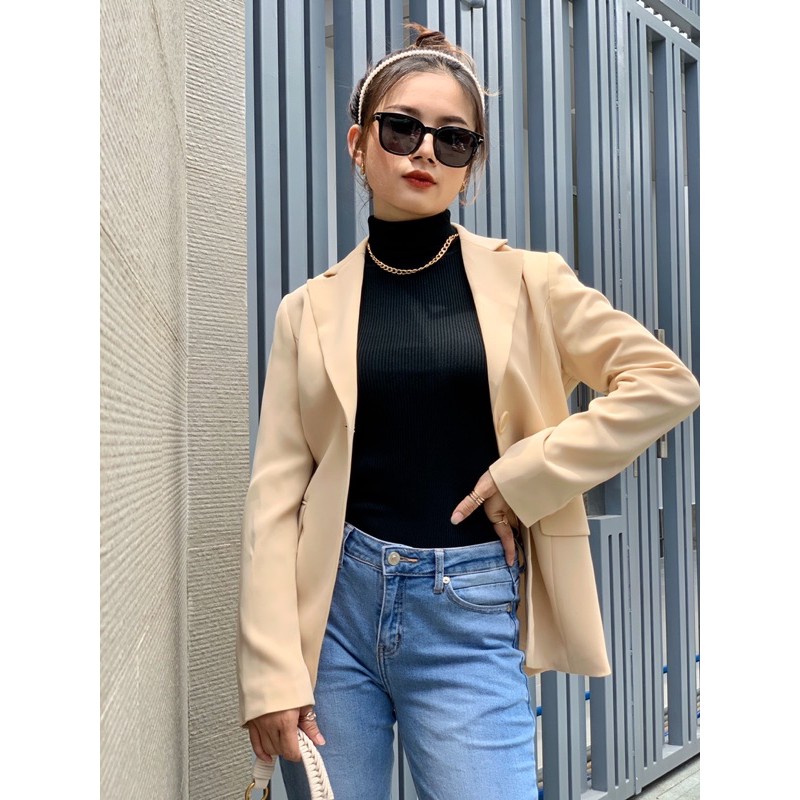 Áo vest màu be chuẩn form Hàn [Si tuyển]