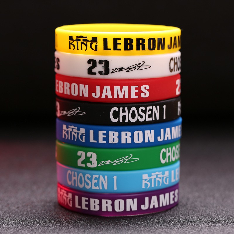 [Mua 1 tặng 1] Vòng đeo tay bóng rổ - Jordan, Kobe, Lebron, Curry, Kyrie... - Chất liệu silicon dẻo