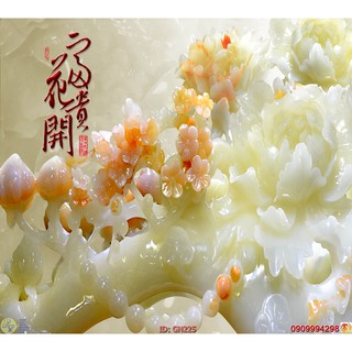 TRANH DÁN TƯỜNG 3D GIẢ NGỌC