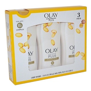 Combo 3 chai Sữa Tắm Dưỡng Thể  Olay Ultra Moisture PLUS+Body Wash- 3 x 700ml